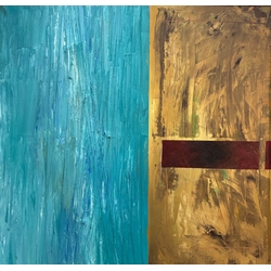 Abstracción - Técnica mixta sobre lienzo (100x100) - Imagen 1