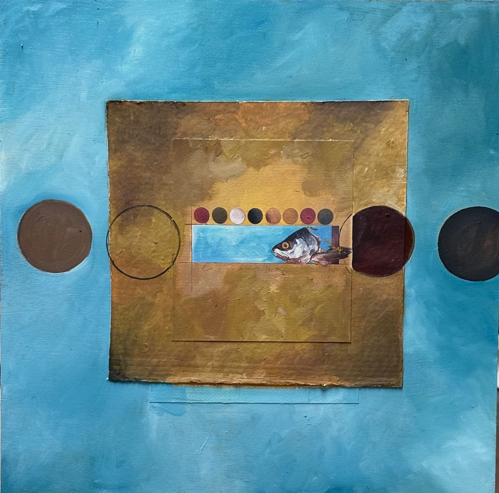 Naturaleza muerta - Óleo sobre madera (50x50) - Imagen 1