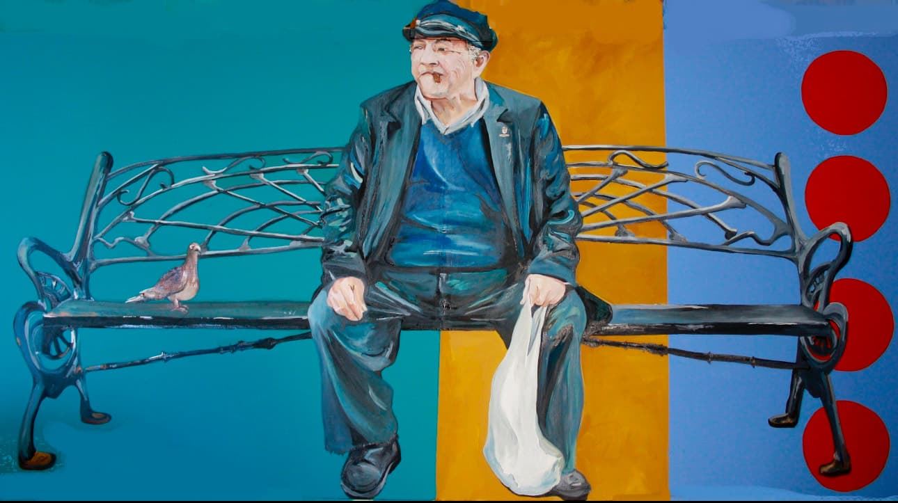 Retrato de Pachara - Óleo sobre lienzo (200X100) - Imagen 1